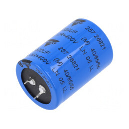 Condensator electrolitic SNAP-IN 820uF 400VDC 35x50mm 20% | Electronic-mag.ro | Componente Electronice
