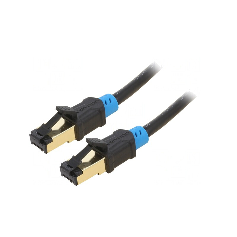 Patch cord S/FTP 6 PVC Negru 15m Aurit 8 Fire | Electronic-mag.ro | Componente Electronice Patch cord S/FTP 6 PVC Negru 15m Aurit 8 Fire | Electronic-mag.ro | Componente Electronice