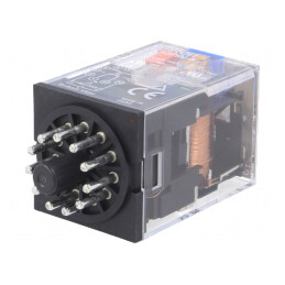 Releu Electromagnetic 3PDT 24VDC 10A | Electronic-mag.ro | Componente Electronice