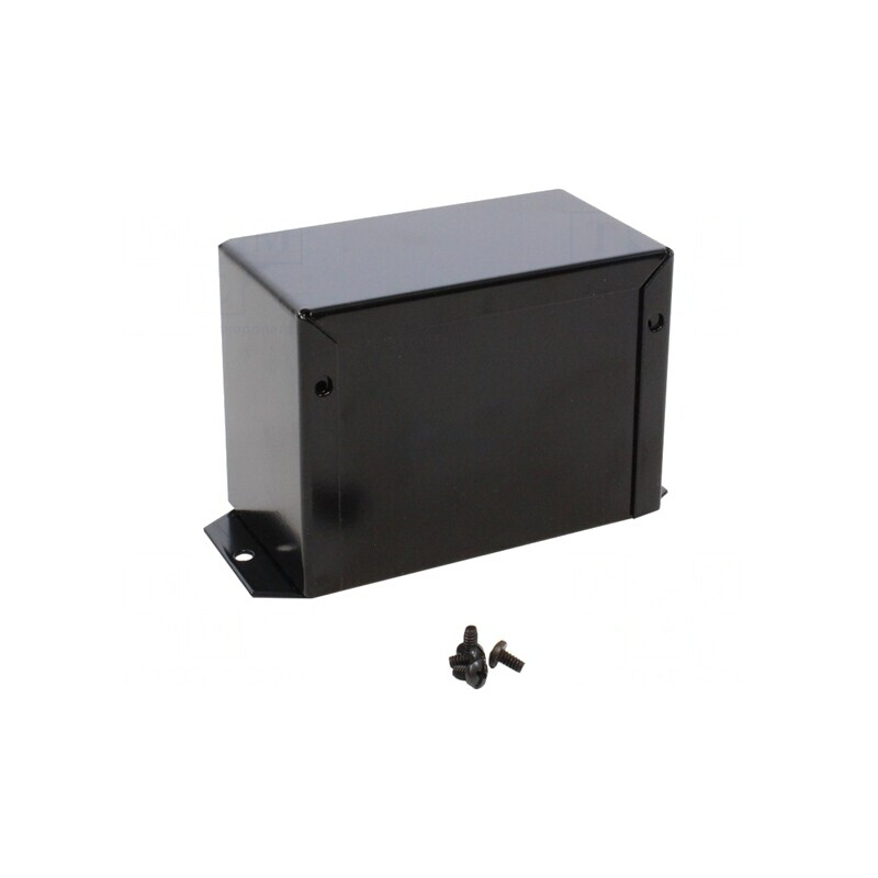 Carcasă Universală cu Lame de Fixare 56x102x76mm 1411FBFBK | Electronic-mag.ro | Componente Electronice