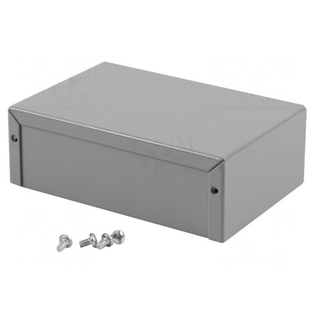 Carcasă universală aluminiu gri 102x152x51mm | Electronic-mag.ro | Componente Electronice
