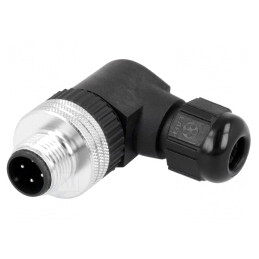 Mufă M12 4 PIN tată IP67 pentru cablu DeviceNet/CANopen | Electronic-mag.ro | Componente Electronice