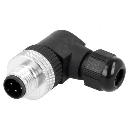 Mufă M12 4 PIN tată IP67 pentru cablu DeviceNet/CANopen | Electronic-mag.ro | Componente Electronice