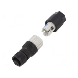 Mufă M12 4 PIN mamă IDC pe cablu DeviceNet/CANopen | Electronic-mag.ro | Componente Electronice