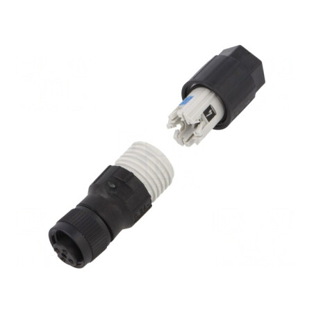 Mufă M12 4 PIN mamă IDC pe cablu DeviceNet/CANopen | Electronic-mag.ro | Componente Electronice