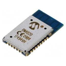 Modul: Bluetooth Low Energy | ADC,GPIO,I2C,UART | SMD | 4.1 | 1Mbps | RN4020-V/RM123