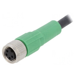 Cablu de conectare M8 3m 30VAC 4A | Electronic-mag.ro | Componente Electronice