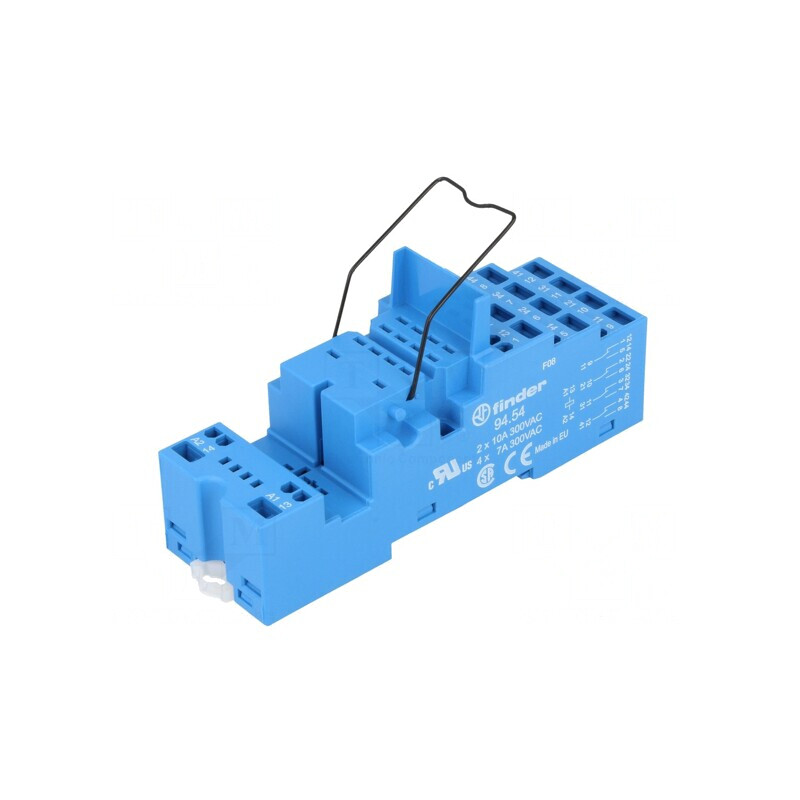 Stativ pentru șină DIN cleme cu arc 10A 250VAC | Electronic-mag.ro | Componente Electronice