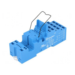 Stativ pentru șină DIN cleme cu arc 10A 250VAC | Electronic-mag.ro | Componente Electronice