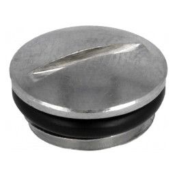 Capac de protecție alamă M50 IP68 nichelat | Electronic-mag.ro | Componente Electronice
