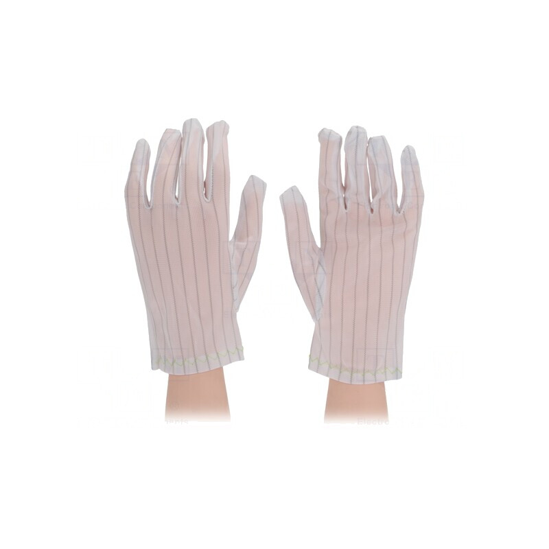 Mănuși de protecție ESD L 10 set poliester cu fibre conductoare | Electronic-mag.ro | Componente Electronice Mănuși de protecție ESD L 10 set poliester cu fibre conductoare | Electronic-mag.ro | Componente Electronice