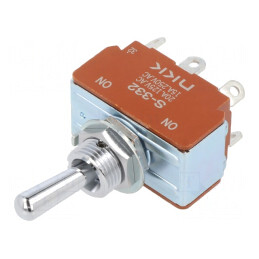 Comutator Basculant DPDT ON-ON 9A/250VAC 20A/30VDC | Electronic-mag.ro | Componente Electronice