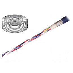 Cablu Chainflex CF11 4x2x0.14mm² pentru Transmitere Date