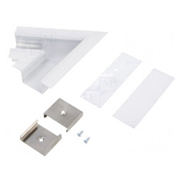 Conector Aluminiu 60° Alb VARIO30-05 | Electronic-mag.ro | Componente Electronice