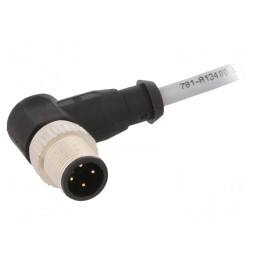 Mufă M12 4-Pin DeviceNet/CANopen cu Cablu 2m | Electronic-mag.ro | Componente Electronice