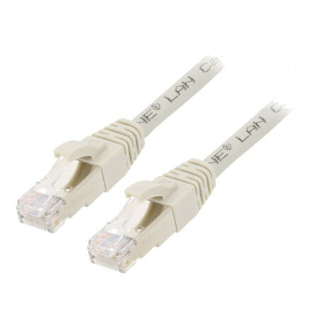 Patch cord ETHERLINE® Cat.6a S/FTP LSZH gri 3m | Electronic-mag.ro | Componente Electronice