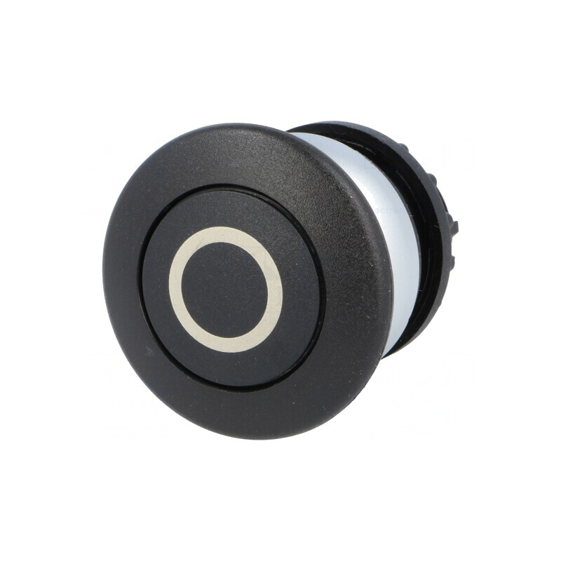 Comutator apăsare 22mm negru | Electronic-mag.ro | Componente Electronice
