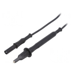 Cablu de măsurare 20A cu mufe banană 4 mm | Electronic-mag.ro | Componente Electronice