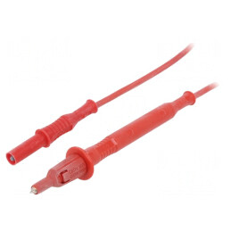 Cablu de măsurare 20A cu mufe banană 4 mm | Electronic-mag.ro | Componente Electronice