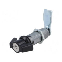 Închizătoare neagră aluminiu și zinc 60mm | Electronic-mag.ro | Componente Electronice