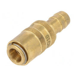 Conector Rapid 10mm Alamă 10bar Etanșare FPM | Electronic-mag.ro | Componente Electronice