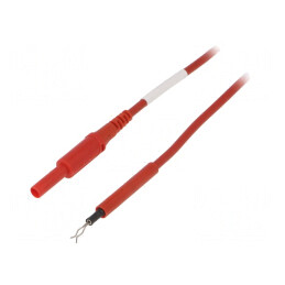 Cablu de măsurare 19A cu mufă banană 4 mm | Electronic-mag.ro | Componente Electronice