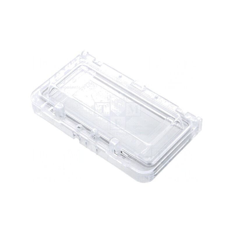 Fereastră de Inspecție 78x130x25mm IP65 cu Balamale | Electronic-mag.ro | Componente Electronice