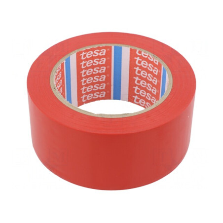 Bandă Avertizare Roșie Autoadezivă 33m x 50mm | Electronic-mag.ro | Componente Electronice