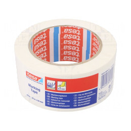 Bandă Avertizare Autoadezivă Albă 33m x 50mm | Electronic-mag.ro | Componente Electronice