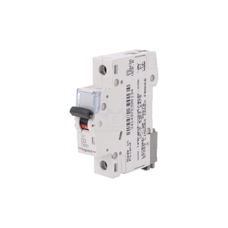 Întrerupător de Supracurent 3A 1P 230V D | Electronic-mag.ro | Componente Electronice