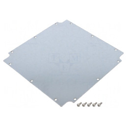 Placă de montare oţel 1554WPL | Electronic-mag.ro | Componente Electronice