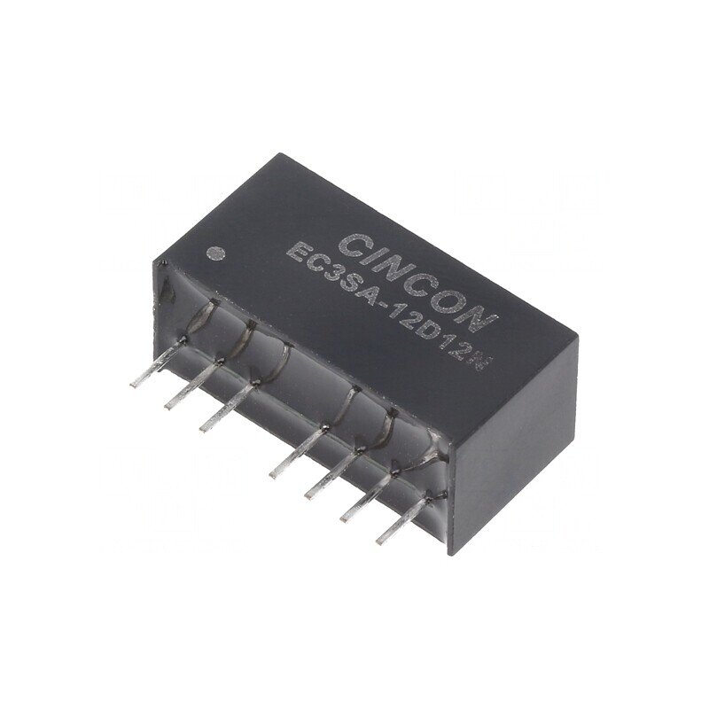 Convertor DC/DC 3W 9-18V la 12V/-12V SIP8 | Electronic-mag.ro | Componente Electronice