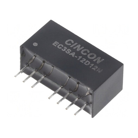 Convertor DC/DC 3W 9-18V la 12V/-12V SIP8 | Electronic-mag.ro | Componente Electronice