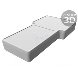 Carcasă pentru echipamente cu ecran 130x234x34mm | Electronic-mag.ro | Componente Electronice