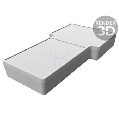 Carcasă pentru echipamente cu ecran 130x234x34mm | Electronic-mag.ro | Componente Electronice