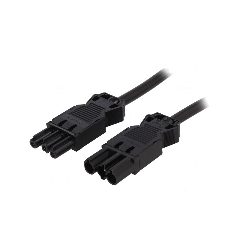 Cablu de Alimentare Negru GST18 16A 250V 4m | Electronic-mag.ro | Componente Electronice