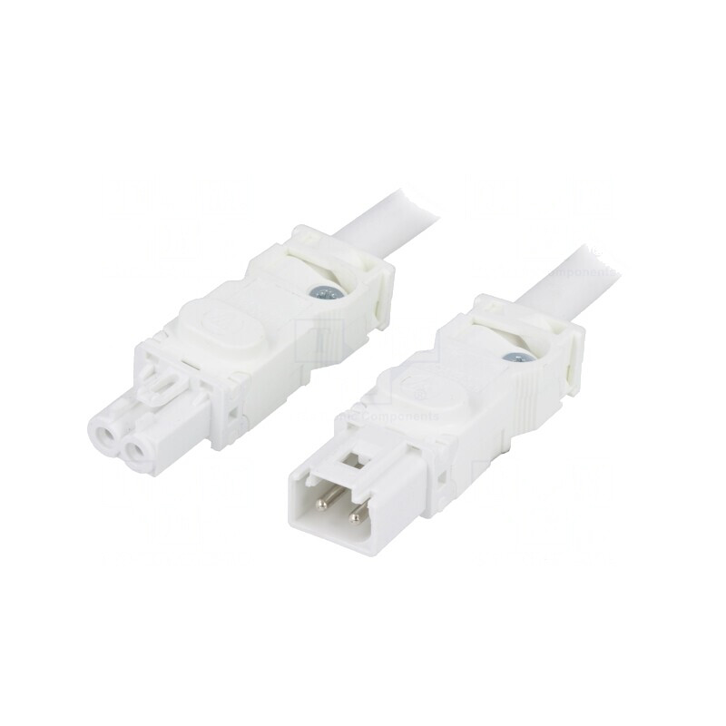 Cablu Conexiune în Cascadă Tată-Mamă Alb | Electronic-mag.ro | Componente Electronice