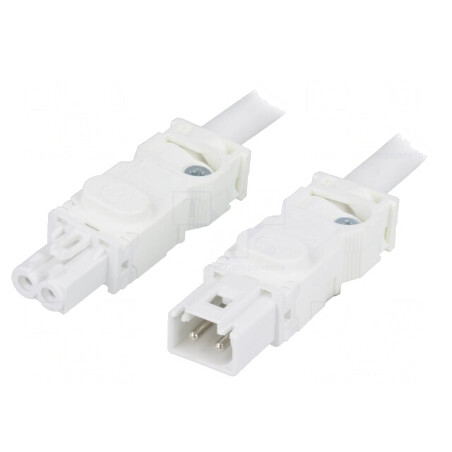 Cablu Conexiune în Cascadă Tată-Mamă Alb | Electronic-mag.ro | Componente Electronice