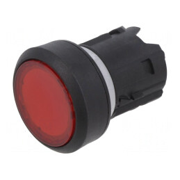 Comutator apăsare 22mm roșu plat | Electronic-mag.ro | Componente Electronice