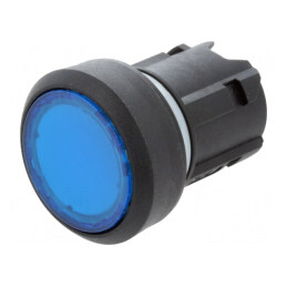 Comutator acționat prin apăsare 22mm, albastru | Electronic-mag.ro | Componente Electronice