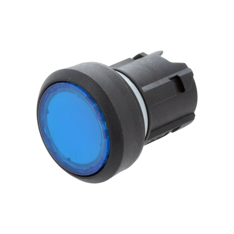 Comutator acționat prin apăsare 22mm, albastru | Electronic-mag.ro | Componente Electronice