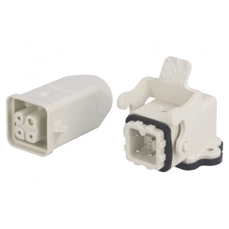 Conector HDC Tată-Mamă 4+3 Pin M20 3A | Electronic-mag.ro | Componente Electronice