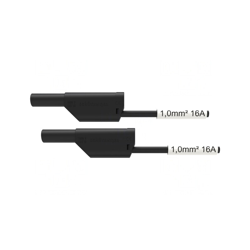 Cablu de măsurare 16A mufă banană 4 mm dual | Electronic-mag.ro | Componente Electronice