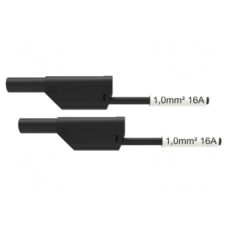 Cablu de măsurare 16A mufă banană 4 mm dual | Electronic-mag.ro | Componente Electronice