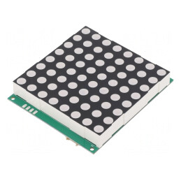 Afișaj LED Matrice 8x8 Roșie 69,2x60,2mm 65mW | Electronic-mag.ro | Componente Electronice