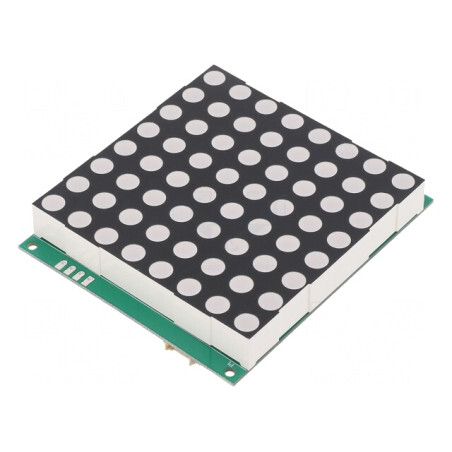 Afișaj LED Matrice 8x8 Roșie 69,2x60,2mm 65mW | Electronic-mag.ro | Componente Electronice