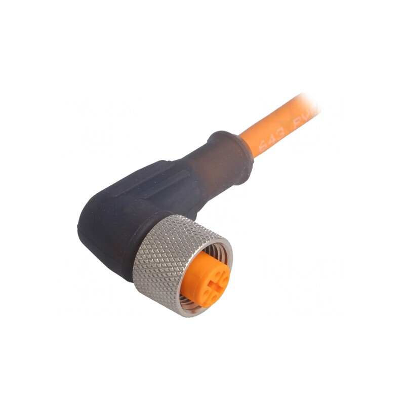 Cablu Conectare M12 4-Pin Unghi 5m IP67 | Electronic-mag.ro | Componente Electronice