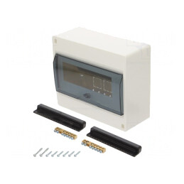Carcasă pentru aparatură modulară IP40 10 module Serie IC2 | Electronic-mag.ro | Componente Electronice