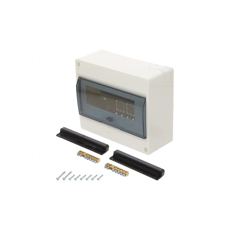 Carcasă pentru aparatură modulară IP40 10 module Serie IC2 | Electronic-mag.ro | Componente Electronice