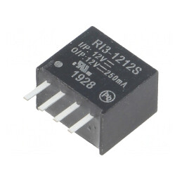 Convertor DC/DC 12V 3W 250mA | Electronic-mag.ro | Componente Electronice